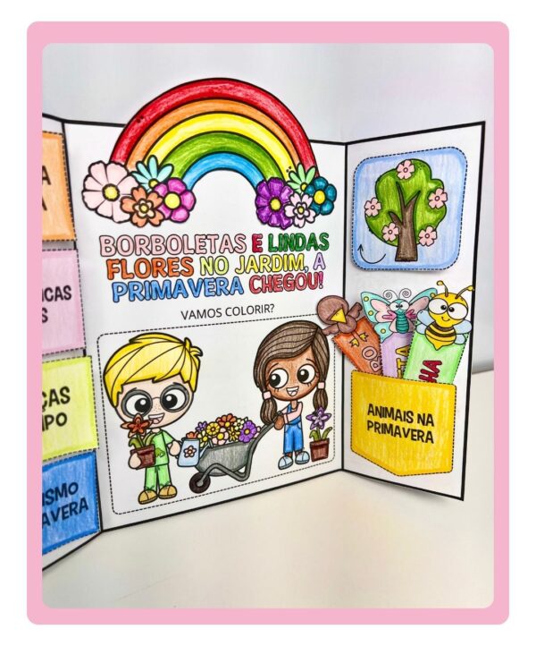 ATIVIDADE DE PRIMAVERA - LAPBOOK - Image 4