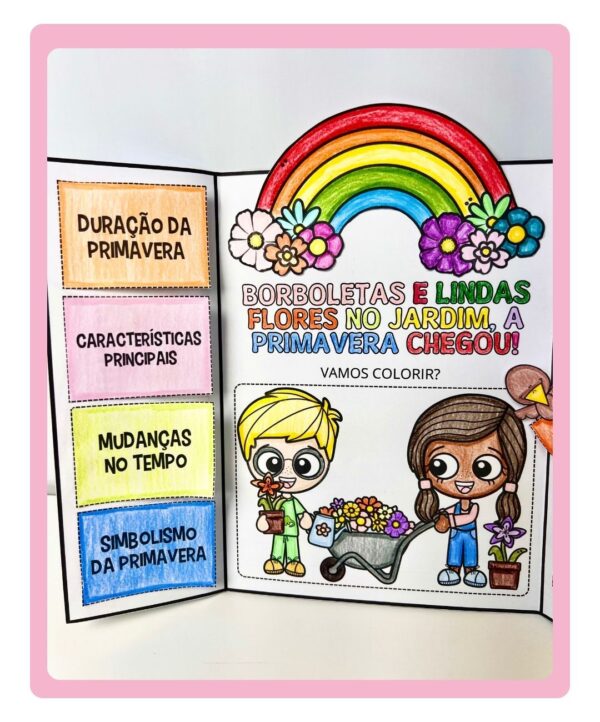 ATIVIDADE DE PRIMAVERA - LAPBOOK - Image 5