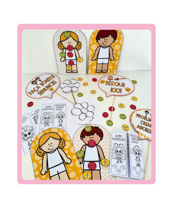 "kit maio laranja" "kit maio laranja ensino fundamental" "kit maio laranja educação infantil" "material pedagógico maio laranja" "material educativo maio laranja educação infantil" "recursos maio laranja" "recursos lúdicos maio laranja" "atividades lúdicas maio laranja" "atividades maio laranja" "lembrancinha maio laranja para imprimir" "maio laranja educação infantil" "maio laranja ensino fundamental" "combate ao abuso infantil material" "conscientização abuso sexual infantil kit" "proteção infantil maio laranja" "atividades maio laranja" "maio laranja atividades" "maio laranja atividades interativas" "maio laranja atividades lúdivas" "ideias maio laranja para educação infantil" "maio laranja na escola atividades" "atividades educativas maio laranja" "atividades para conscientização maio laranja" "atividades sobre abuso infantil maio laranja" "desenhos maio laranja atividades" "lembrancinhas maio laranja atividades" "plano de aula maio laranja atividades" "atividades interativas maio laranja" "maio laranja atividades interativas" "jogos maio laranja" "dinâmicas maio laranja" "atividades lúdicas maio laranja" "atividades online maio laranja" "recursos interativos maio laranja" "maio laranja atividades digitais para ensino fundametal" "atividades participativas maio laranja" "ideias interativas maio laranja" "plaquinhas maio laranja" "Faça bonito" "maio laranja faça bonito" "faça bonito denuncie"