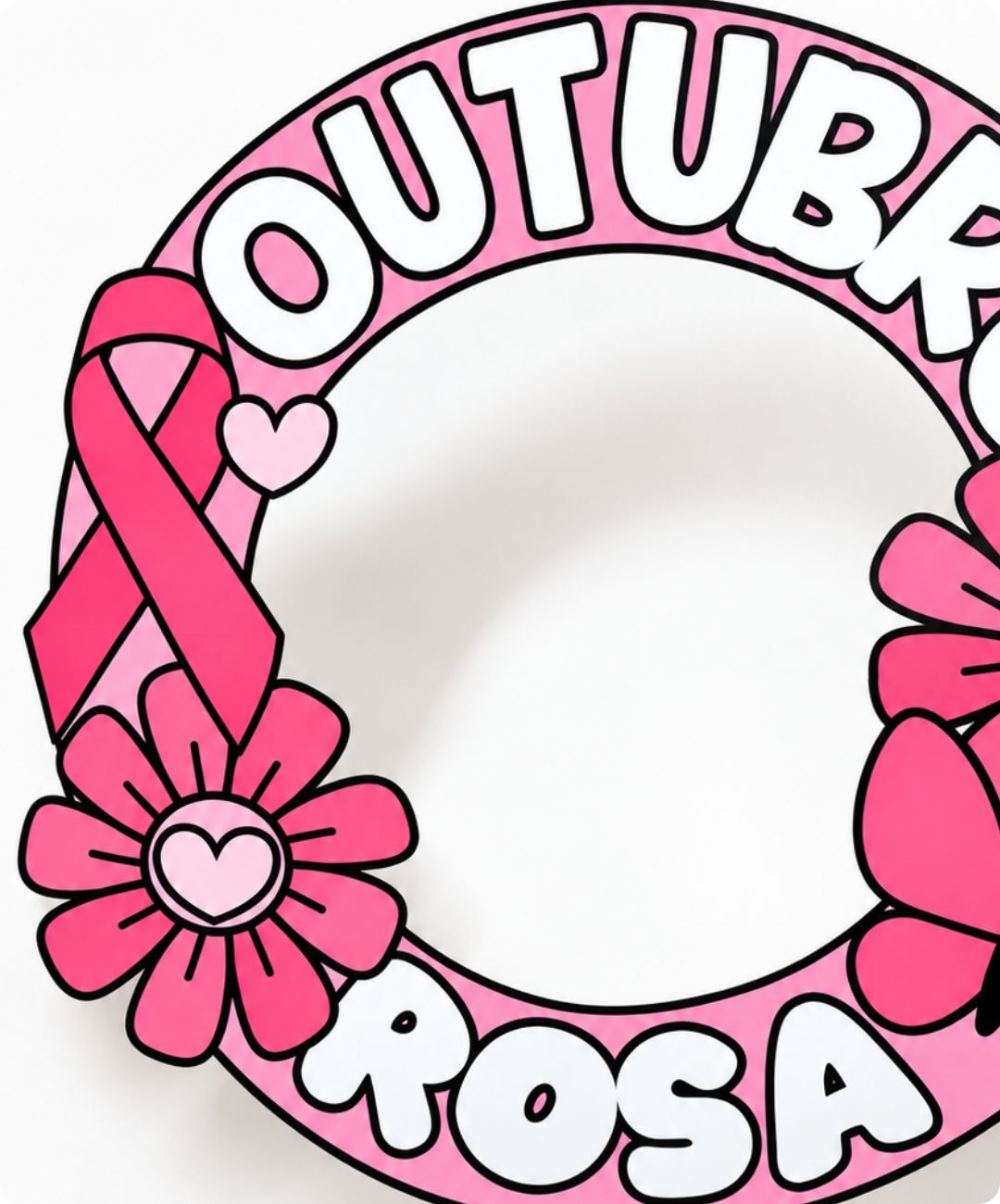 bambolê outubro rosa PDF para imprimir, moldura para fotos outubro rosa PDF, bambolê decorativo para campanha outubro rosa, moldura fotográfica outubro rosa para escola, decoração outubro rosa arquivo PDF, bambolê para fotos com laço rosa, moldura para fotos prevenção câncer de mama, recurso decorativo outubro rosa para eventos, material para campanha outubro rosa, decoração para evento outubro rosa, moldura para fotos outubro rosa com flores, bambolê outubro rosa 11 folhas A4, moldura para fotos montagem em folhas A4, arquivo digital outubro rosa para imprimir, Moldura para Fotos Outubro Rosa para Imprimir, Moldura para Fotos Outubro Rosa para Imprimir em PDF