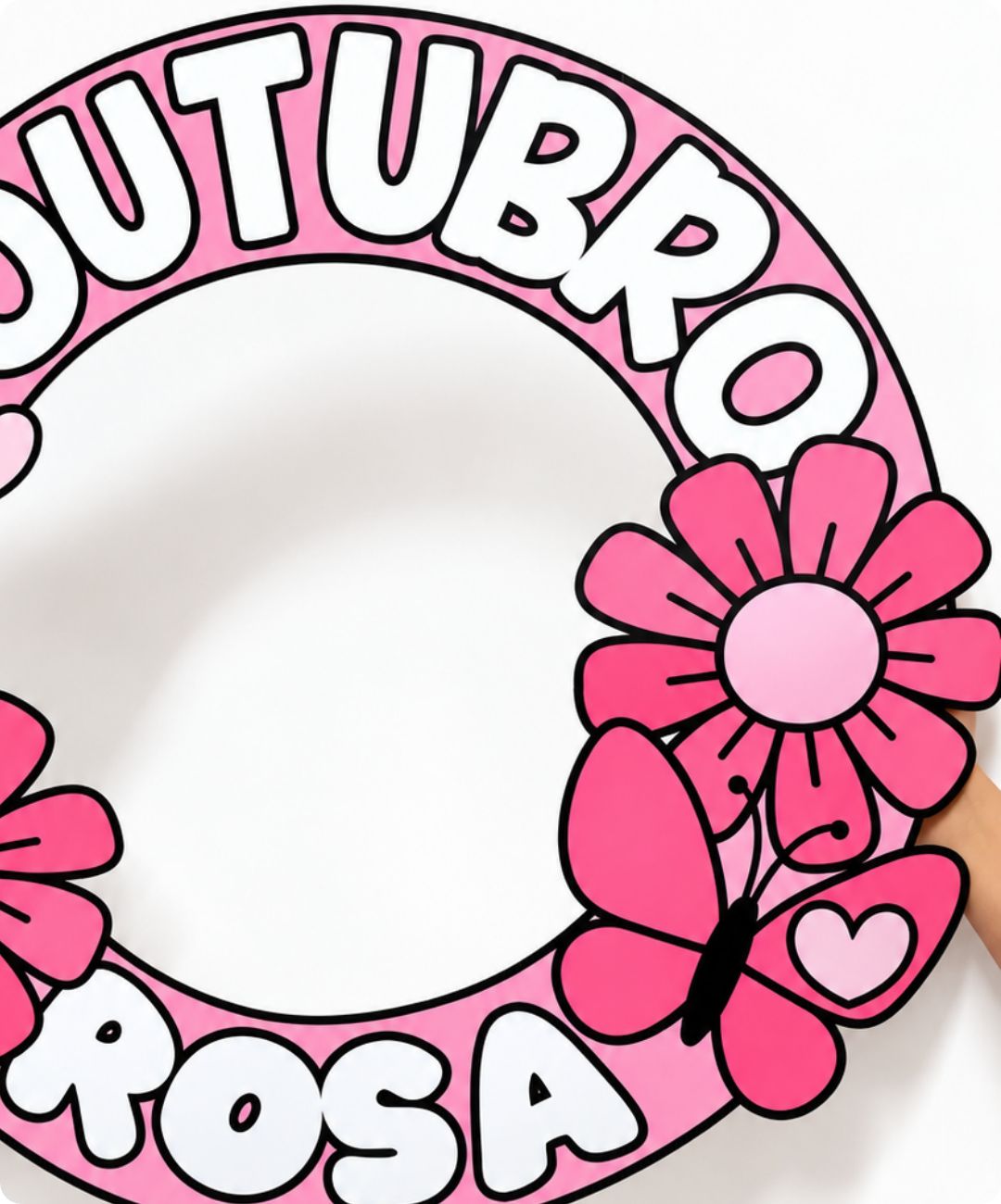 bambolê outubro rosa PDF para imprimir, moldura para fotos outubro rosa PDF, bambolê decorativo para campanha outubro rosa, moldura fotográfica outubro rosa para escola, decoração outubro rosa arquivo PDF, bambolê para fotos com laço rosa, moldura para fotos prevenção câncer de mama, recurso decorativo outubro rosa para eventos, material para campanha outubro rosa, decoração para evento outubro rosa, moldura para fotos outubro rosa com flores, bambolê outubro rosa 11 folhas A4, moldura para fotos montagem em folhas A4, arquivo digital outubro rosa para imprimir, Moldura para Fotos Outubro Rosa para Imprimir, Moldura para Fotos Outubro Rosa para Imprimir em PDF