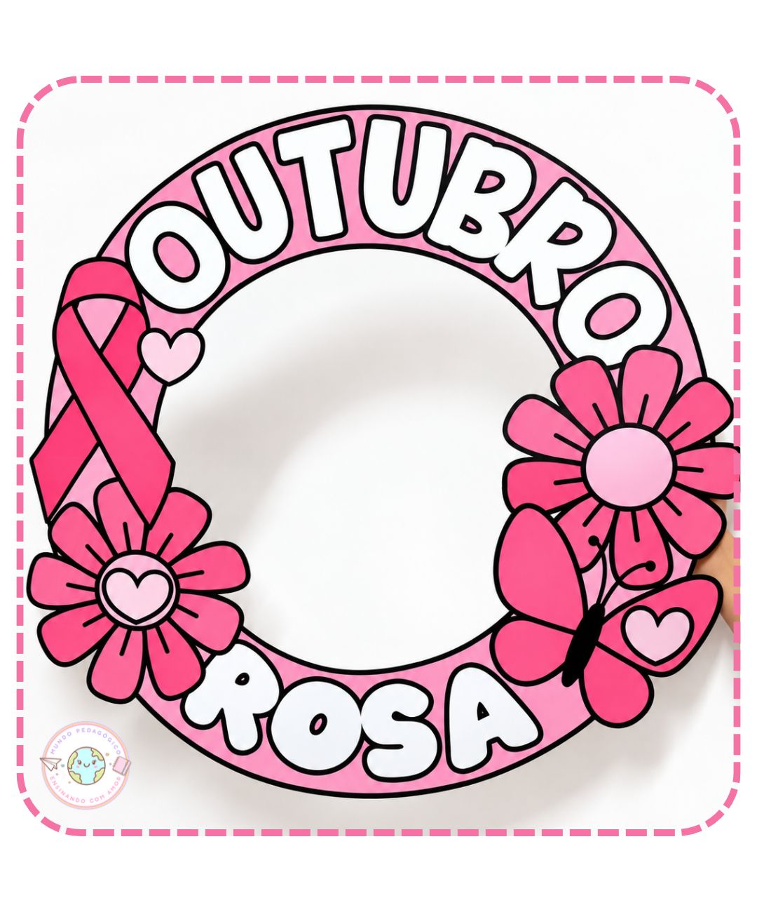 bambolê outubro rosa PDF para imprimir, moldura para fotos outubro rosa PDF, bambolê decorativo para campanha outubro rosa, moldura fotográfica outubro rosa para escola, decoração outubro rosa arquivo PDF, bambolê para fotos com laço rosa, moldura para fotos prevenção câncer de mama, recurso decorativo outubro rosa para eventos, material para campanha outubro rosa, decoração para evento outubro rosa, moldura para fotos outubro rosa com flores, bambolê outubro rosa 11 folhas A4, moldura para fotos montagem em folhas A4, arquivo digital outubro rosa para imprimir, Moldura para Fotos Outubro Rosa para Imprimir, Moldura para Fotos Outubro Rosa para Imprimir em PDF